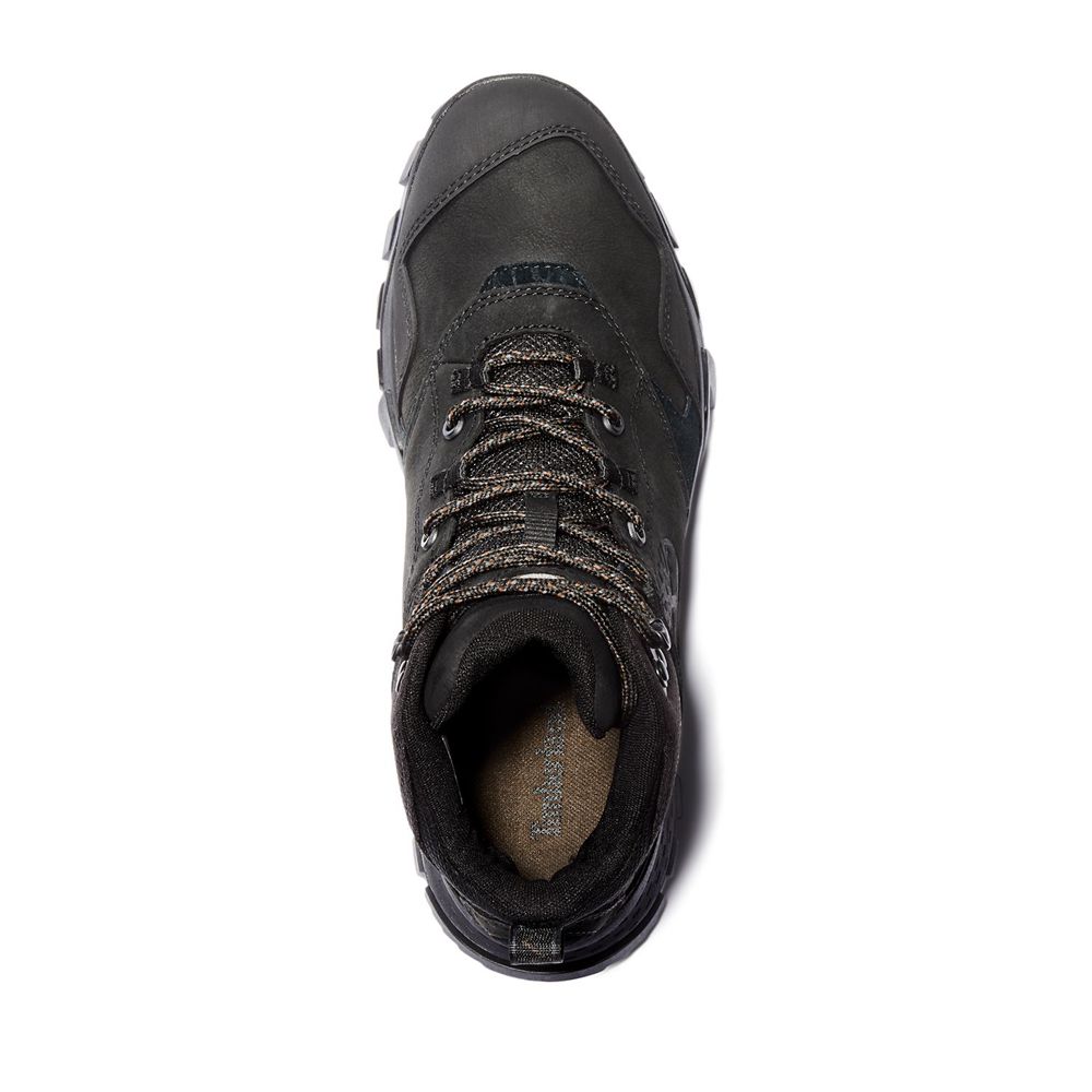 Bocanci De Drumeție Timberland Barbati Negrii - Garrison Trail Waterproof Mid - Romania - KXEPAJ861